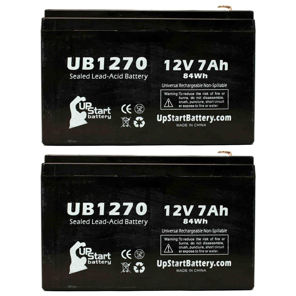 Adapters - Terminal, Pack UB1270 Sealed Upsonic 7000mAh, Compatible Universal 2x - - F1 Includes 4 SLA) F2 Lead to Battery Terminal AGM, (12V, PCM140VR Battery Acid F1 7Ah, Replacement