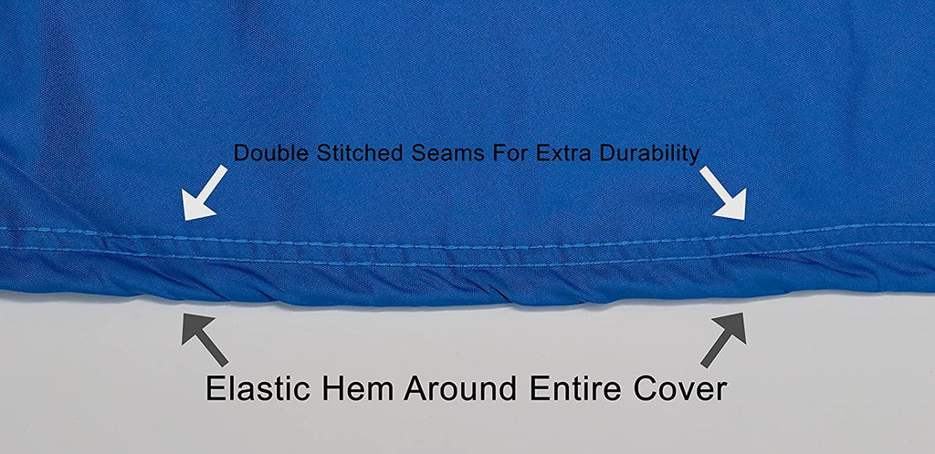 Weatherproof Weather from - Jet - Rain Trailer STS Contour Protect Color Straps Ski for Storage & All 900 Bag - Custom Includes Trailerable Cover - Blue/Black & Fit Kawasaki Sun! 2001-2002
