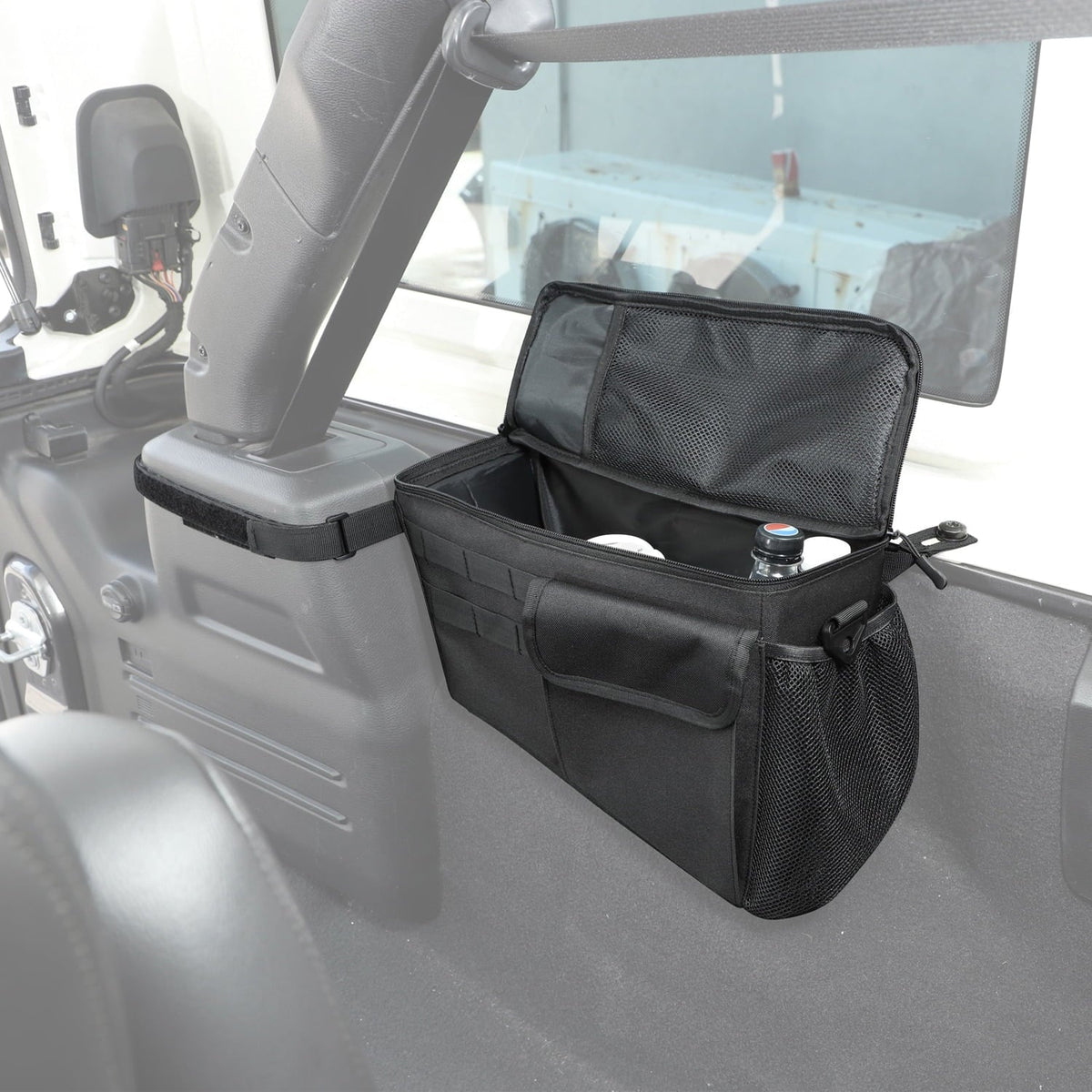 JL Tidying for Rear Tool Pocket Jeep Organizer 4 Trunk Bag Doors Stowing 2018-2024 Interior Accessories