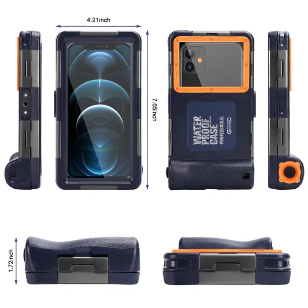 Housing with Protective UrbanX Swimming And LCD Surfing Waterproof Inch K7 Phones all Lanyard [15m/50ft] Snorkeling Up Underwater Photo Diving Case Video Professional 6.9 to Lenovo for