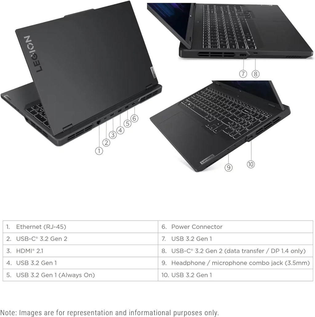 Legion 2 Core Pro Ram, Laptop, Windows WQXGA(2560x1600), GB DDR5 RTX Gen Nvidia 13th i7-13700HX, 11 4060, 16" Geforce Home SSD, 32 TB 5i Gaming PCIe Lenovo