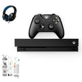 Bundle One with X New 1TB, AXTION BOLT HD Kit Xbox Headset 4K Black Ultra Like Cleaning