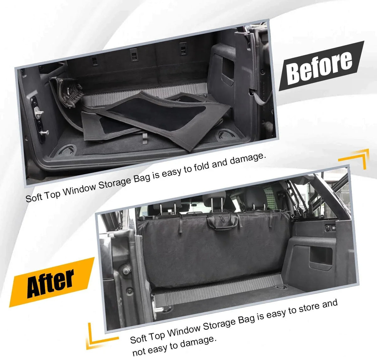 Storage Top Bag For 2021-2022 Bronco Accessories Window Soft STOCK LOCAL