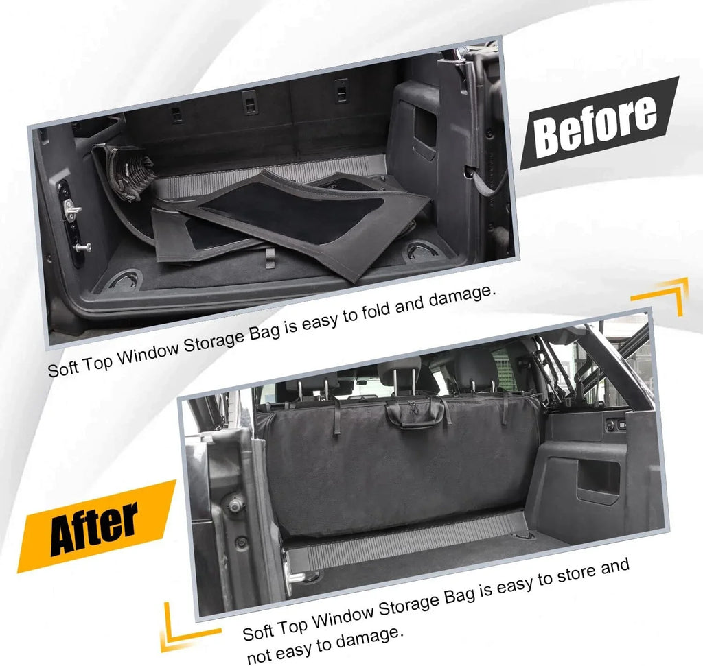 Top 2021-2022 Soft SHIPPING Bronco Window For Accessories Bag FAST Storage