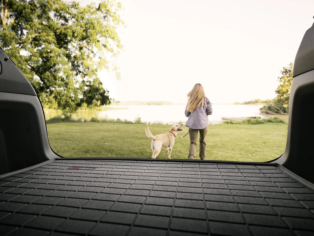 WeatherTech With Cargo - Liner Seating Row Protector, Outback Bumper Cocoa 2020-2024 Subaru Bumper 2nd Protector with compatible Trunk with Behind