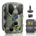 Waterproof TF 32GB Camera Monitors Trail Vision 36MP with Camera IR Trail Hunting LED Card 4K Trail Night Wildgame Wildlife SuntekCam Hunting with HC-812A Monitor