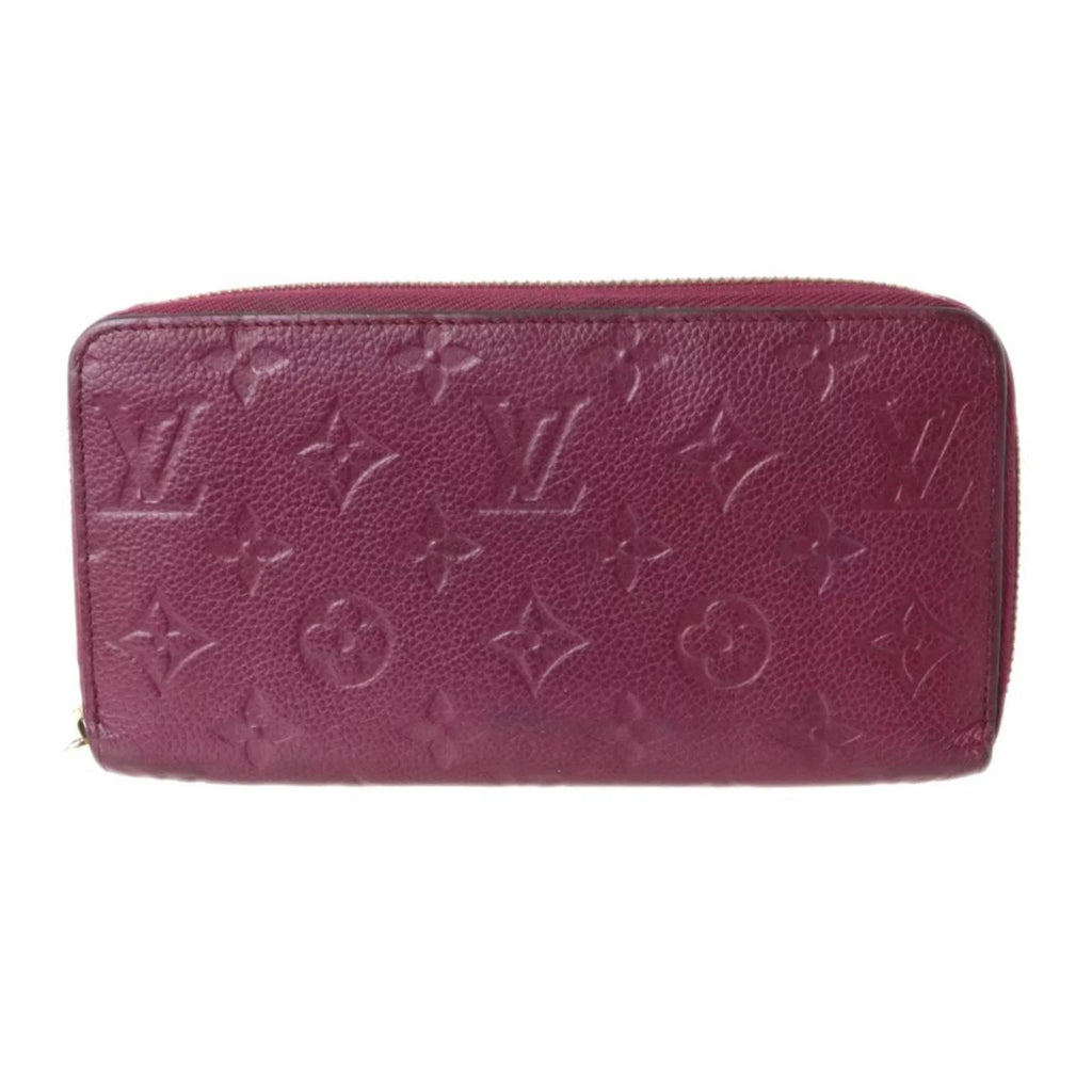 Amplant Monogram Zippy Pre-Owned Cherry Wallet (Fair) M68571 Berry Long