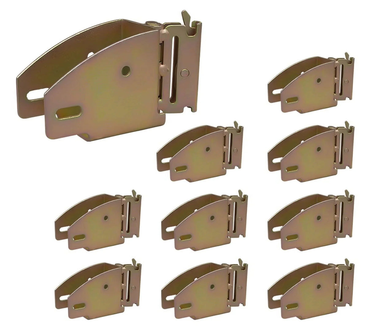 Van Beams Brackets Pack) Hinge Fitting Beam E-Track w/ - 2x4 Enclosed Accessories Rotating Cargo, Track in for - Truck, 2x6 Trailer, (10 Socket E-Track Shelf Wood System Rail & Bracket E & Wood