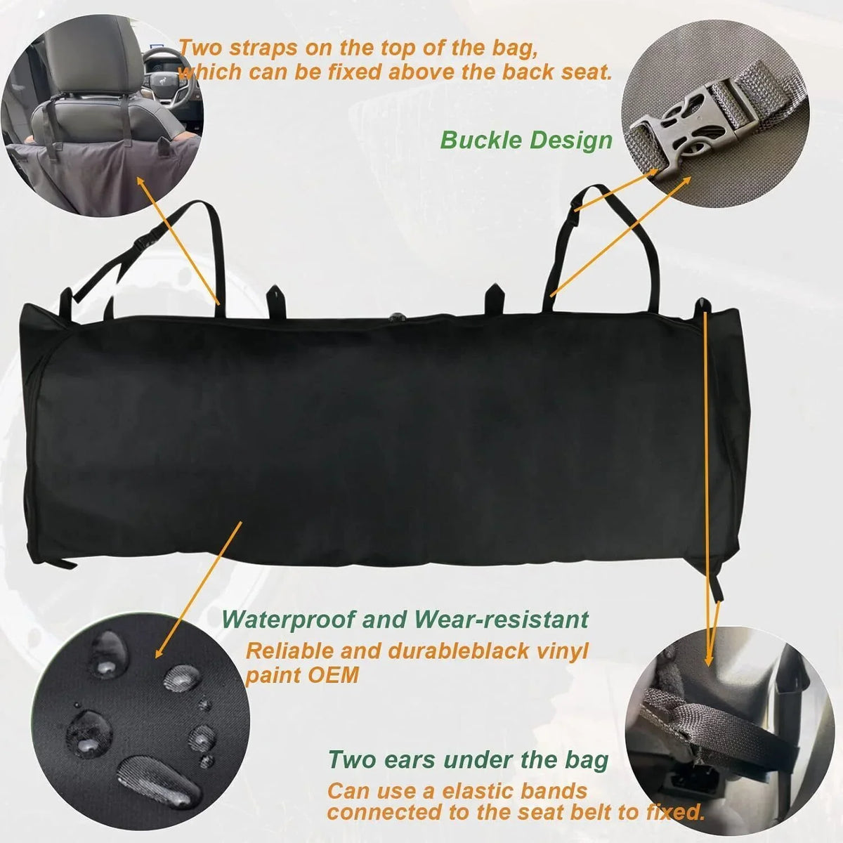 Soft Storage Window 600D Accessories Top Bag 4-Door For 2021-2023 US Bronco