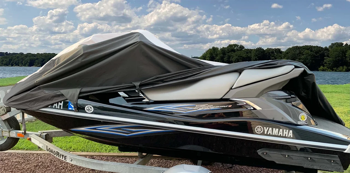 155 JET Bombardier SUPER Cover 600D Compatible for Doo PWC Sea SKI GTI 2011-2018 Limited Sea-Doo HEAVY-DUTY