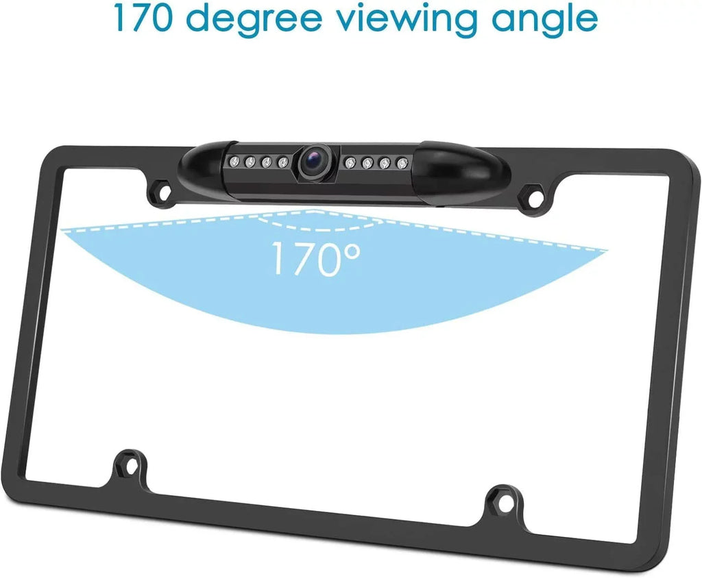 ALPINE INE-W960 Backup Black License Plate Camera for Frame INEW960 Rearview