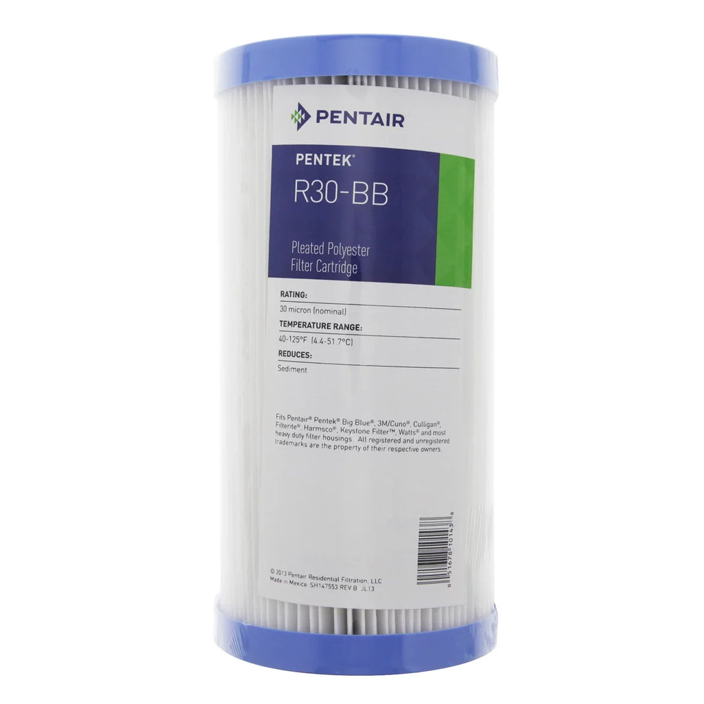 Hd 30mic R30-Bb inch 9-3/4 Pentek 155101-43 Pleated Filter Cartridges
