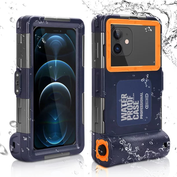 UrbanX Phones Diving Case with Housing And [15m/50ft] LCD 6.9 Professional Underwater Up Lanyard Inch Snorkeling P66 Waterproof Photo Surfing Video Swimming Protective Panasonic for to all