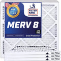 x HVAC x | MADE | Furnace 8 30.5 23 IN Actual | Filters Filter A/C | Air Filter King USA .75" 30.5x23x1 MERV 4-PACK Pleated Size: