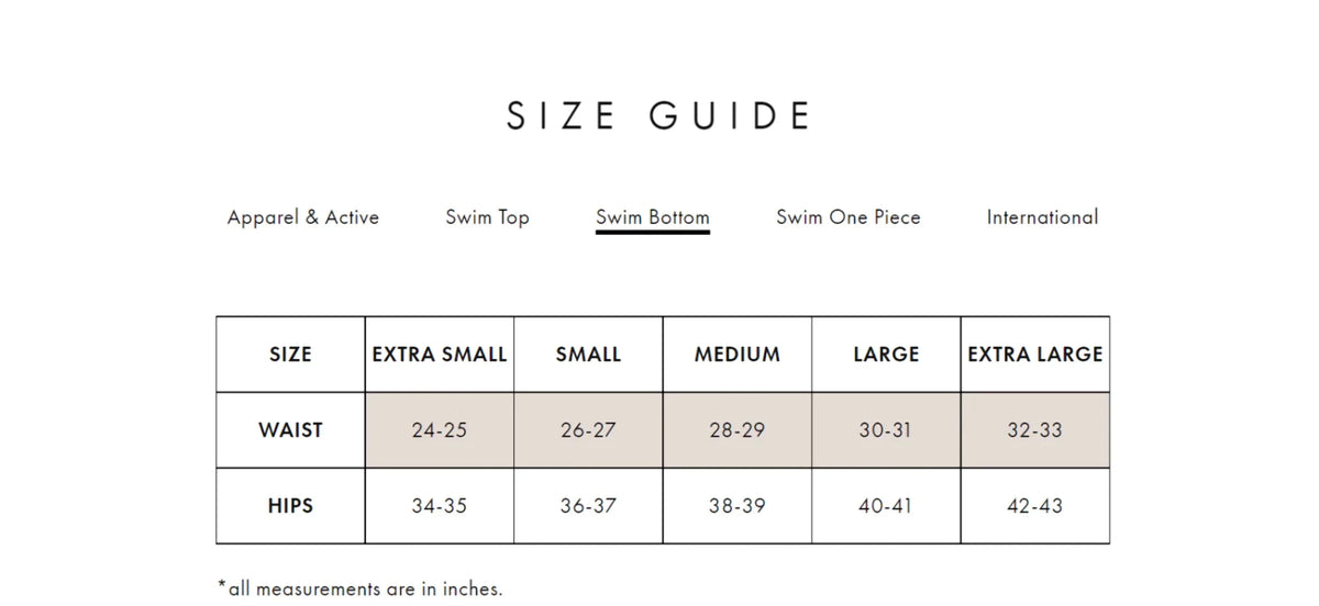 Space Bottom High Womens L Separates Bitsy Cuty Swim Waist