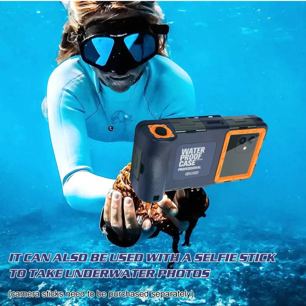 UrbanX Phones Diving Case with Housing And [15m/50ft] LCD 6.9 Professional Underwater Up Lanyard Inch Snorkeling P66 Waterproof Photo Surfing Video Swimming Protective Panasonic for to all