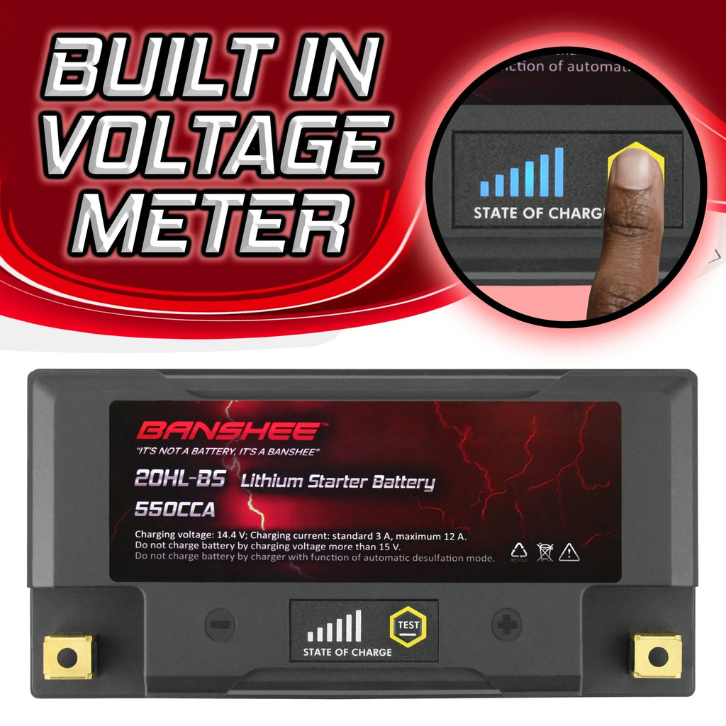 2014 20L-BS FC1800 to WaveRunner SVHO Yamaha Banshee LiFePO4 Compatible Battery 2020 Motorsports FX with